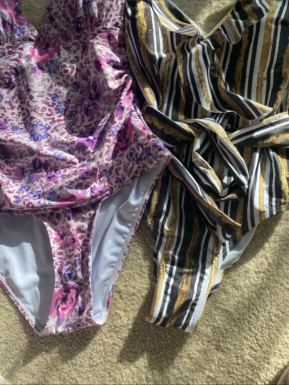 2-bundle one piece Joan Vass swimsuits size small - Picture 4 of 9